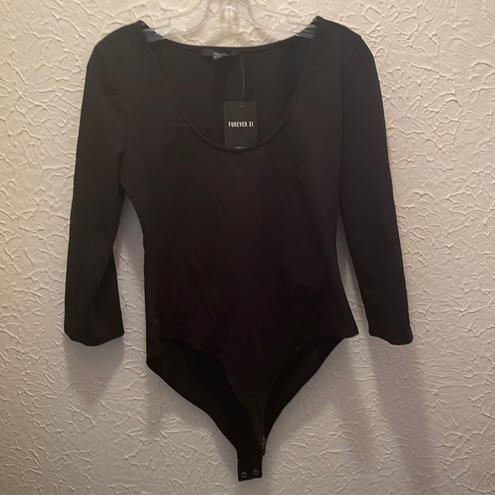 Black long sleeve body suit - new with tags